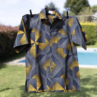 Ankara print shirts: — 2